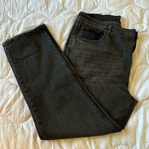 Black Abercrombie straight leg jeans